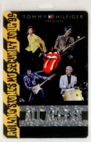 The Rolling Stones No Security Tour Passes US tour pass (428099